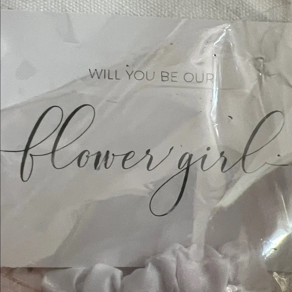 NWT - Will you be our flower girl?  Hair Accessories, pen, sunglasses & clutch